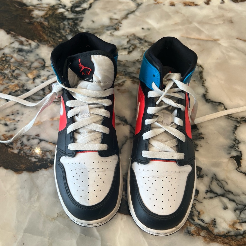 Kids Multicolor High-Top Sneakers